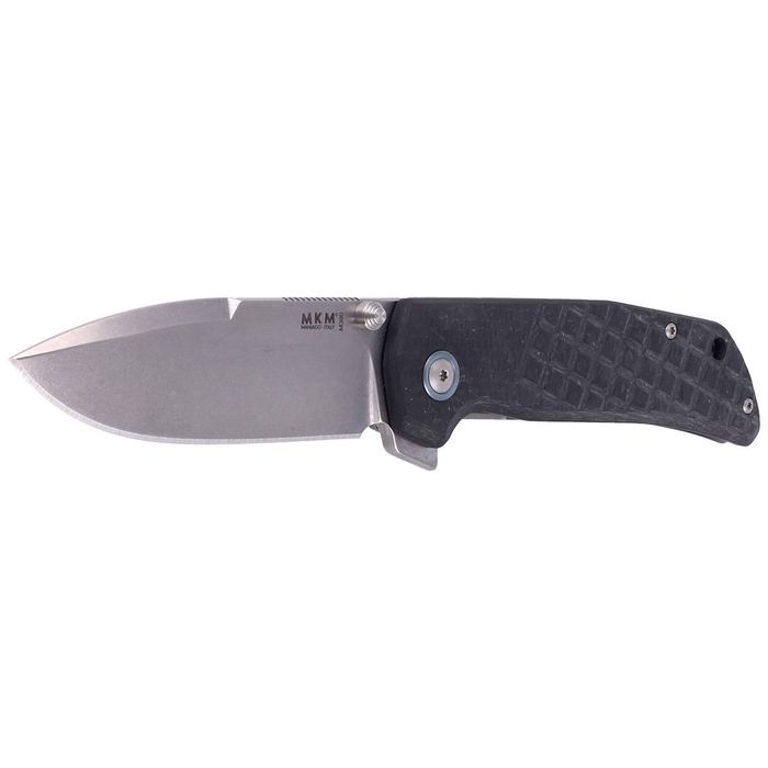 Nóż składany MKM Maximo Carbon Fiber, Stone Washed by Bob (MK MM-CT)