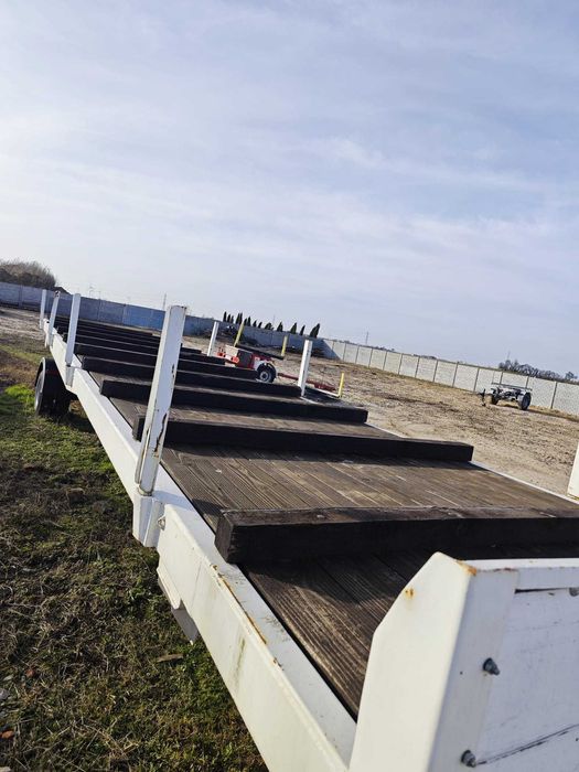 Przyczepa dłużyca dłużycowa SCHARF 4T Naczepa Platforma drewna stali