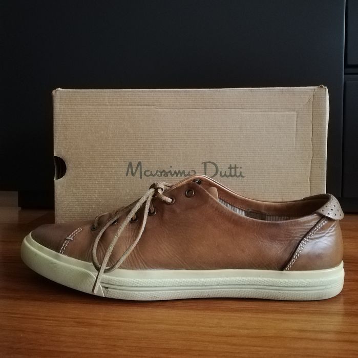 Sapatilhas de pele Massimo Dutti, modelo Bamba Sport Cuero