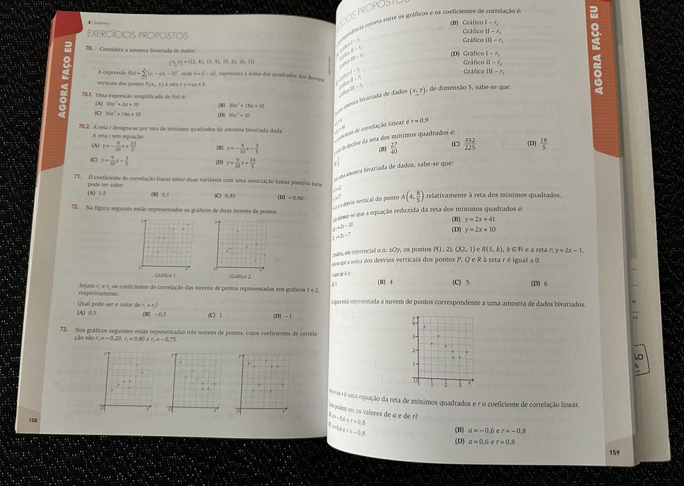 Caderno de atividades / exercícios Preparar os Testes de Matemática A 11.º ano