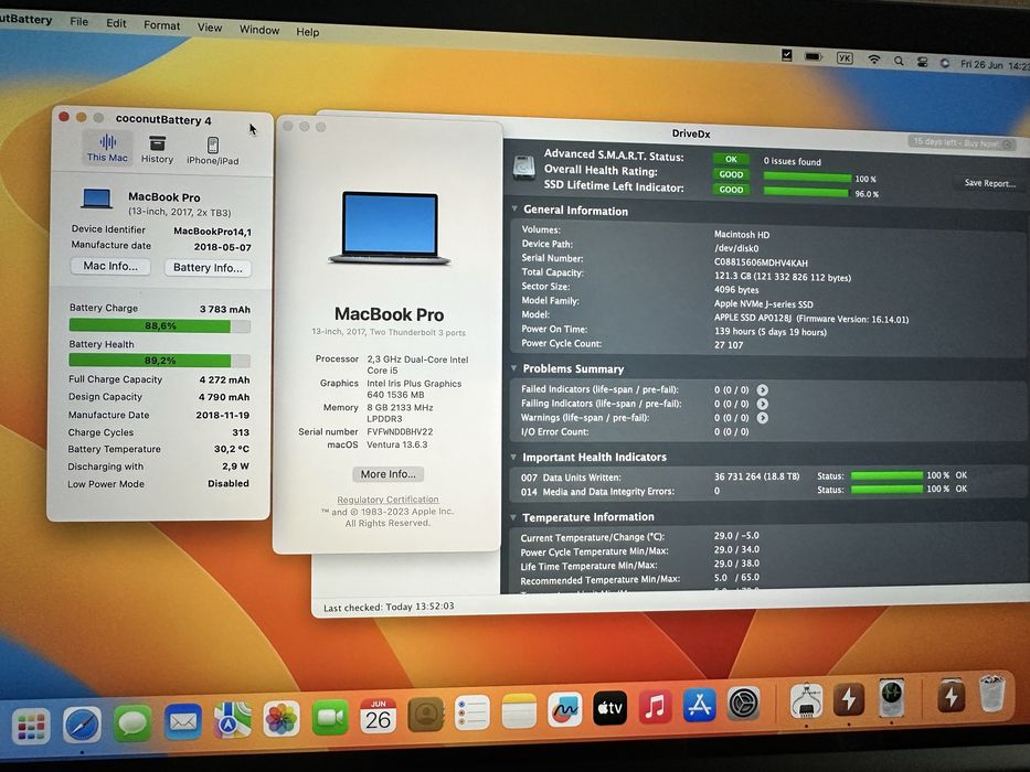 MacBook Pro 2017 13 Retina — OPEN BOX