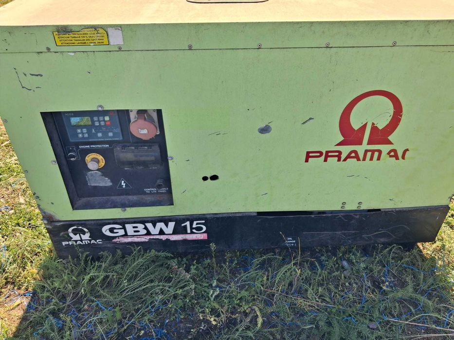 Agregat Prądotwórczy PRAMAC GBW15 Moc 14,5 KVA