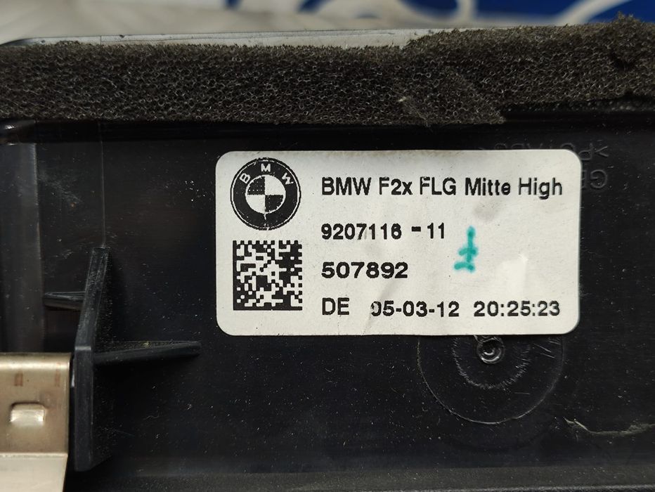 Difusor De Sofagem Central Original BMW Serie 1 F20 F21 9207116