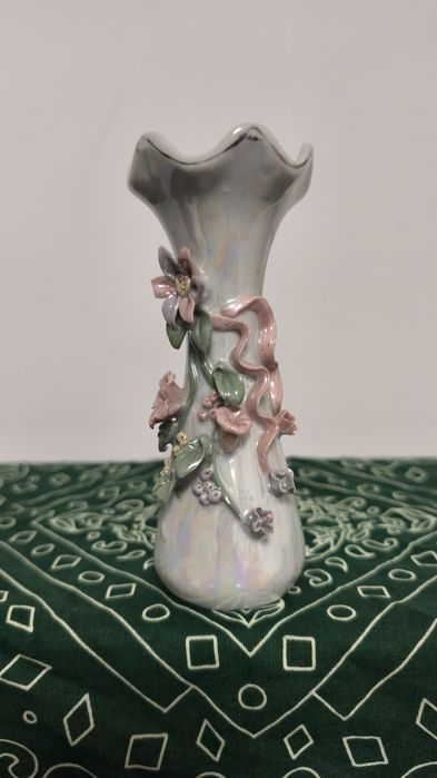 Wazonik porcelana/ceramika szkliwiona