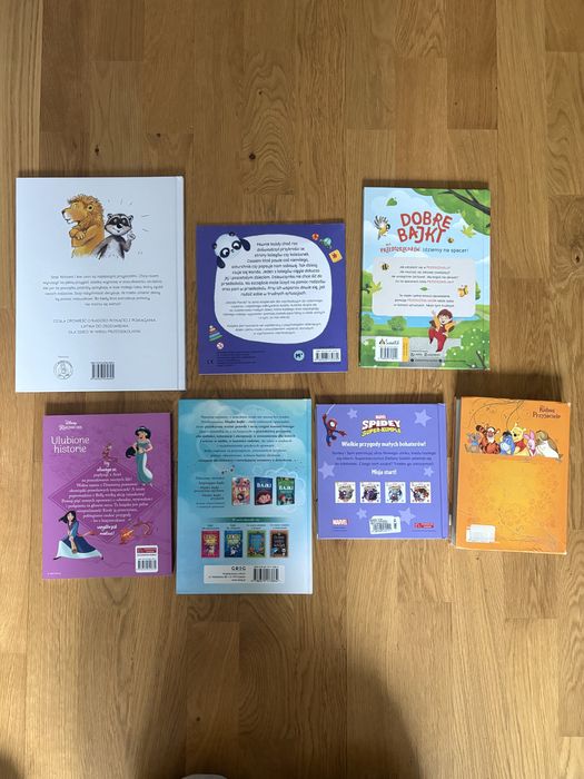 Dobre bajki zestaw 5 roznych ksiazek 4-6 lat