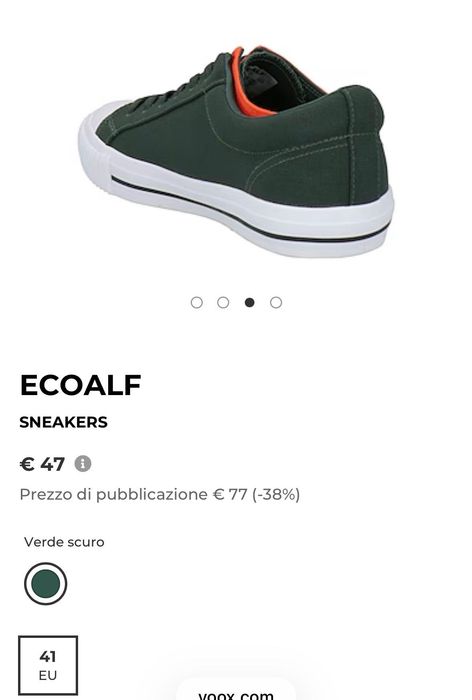 Кеди,  котонові чоловічі Португалія Ecoalf