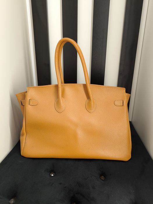 Torba kuferek musztardowa