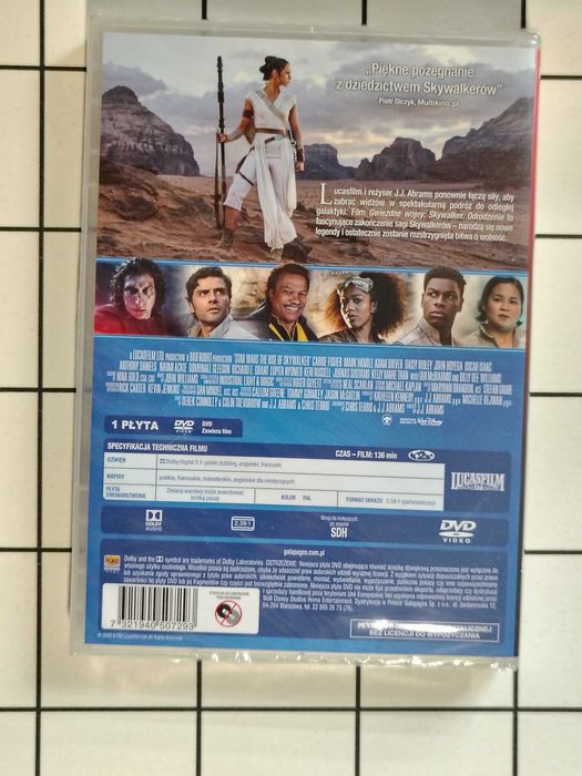 Star Wars Skywalker Odrodzenie DVD Nowe