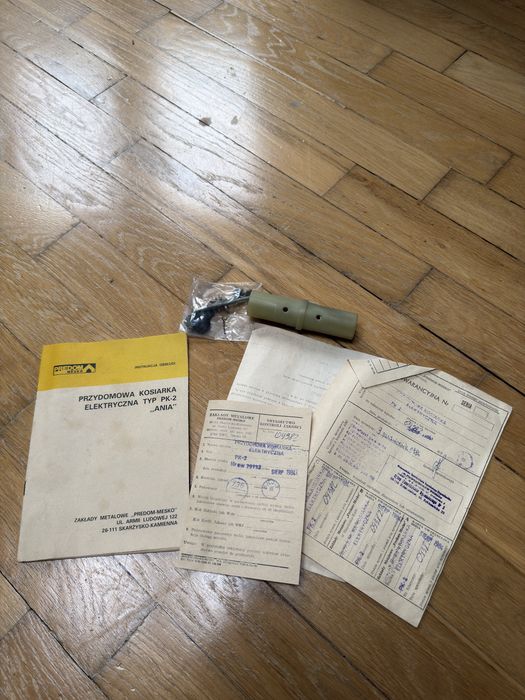 Kosiarka elektryczna  Ania Nowa PRL