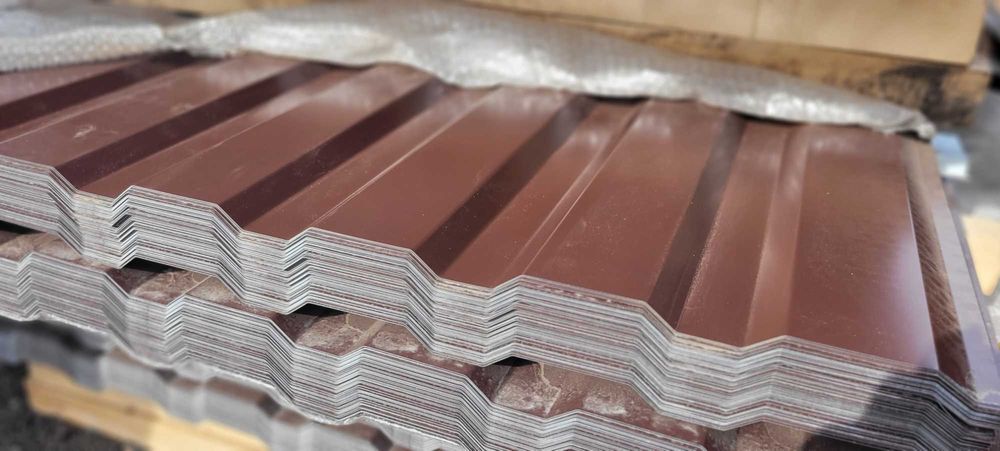 Trapez t-18 brąz 8017mat od ręki