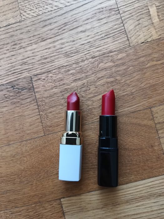 Pomadka Inglot nr 866 i Astor 201 piękne głębokie czerwienie