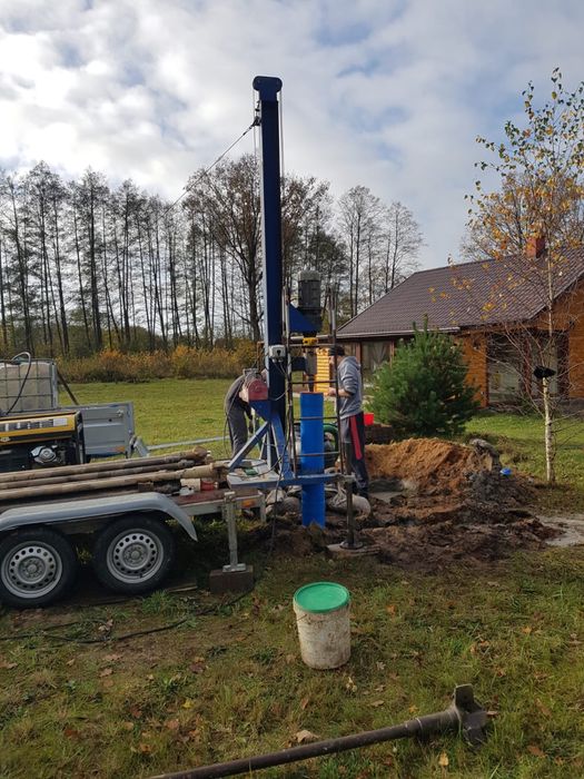 Wiercenie studni głębinowych ; Odwiert pod pompy ciepła