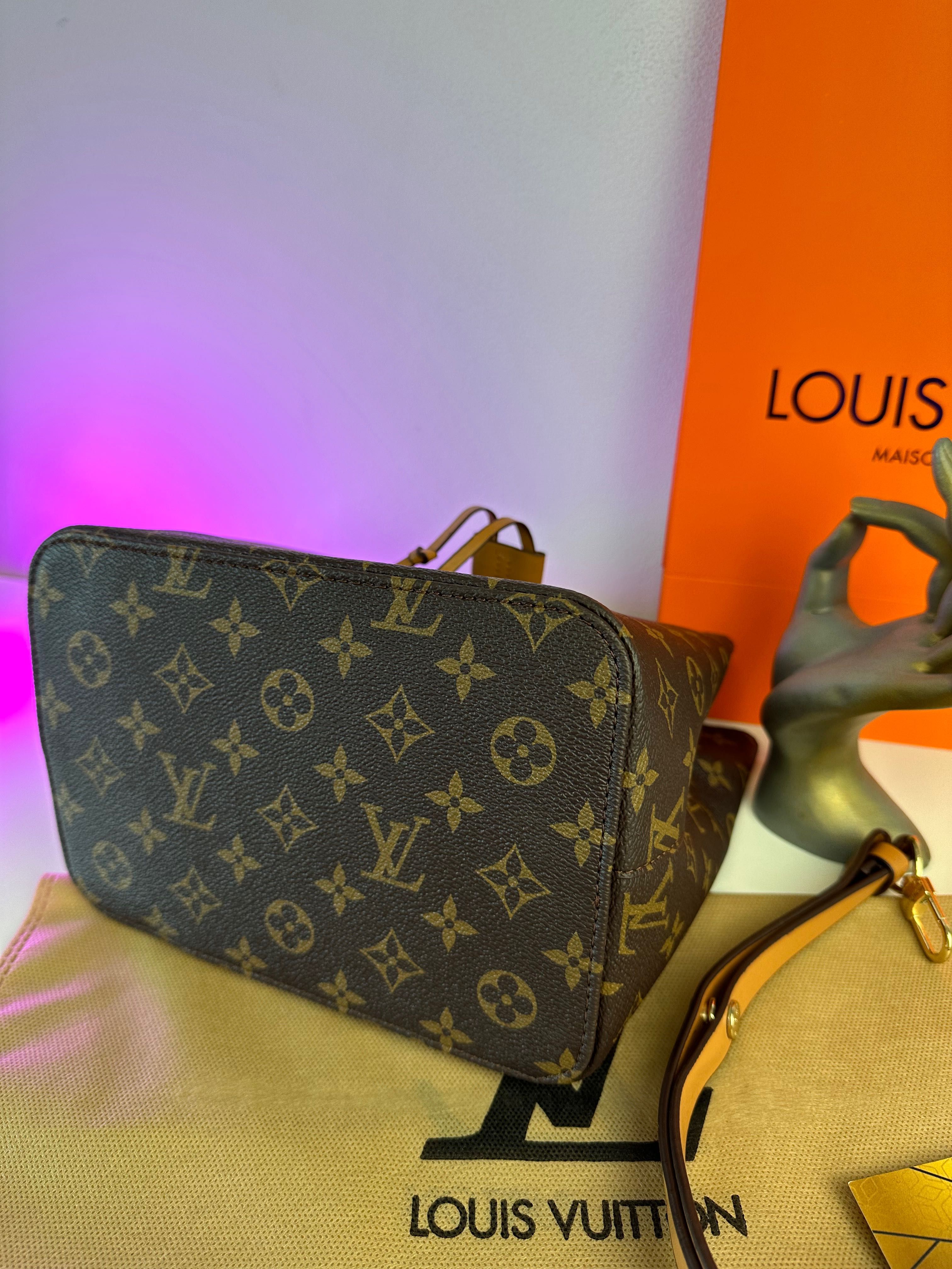 Torebka worek mała Louis Vuitton monogram canvas Premium LV Neo