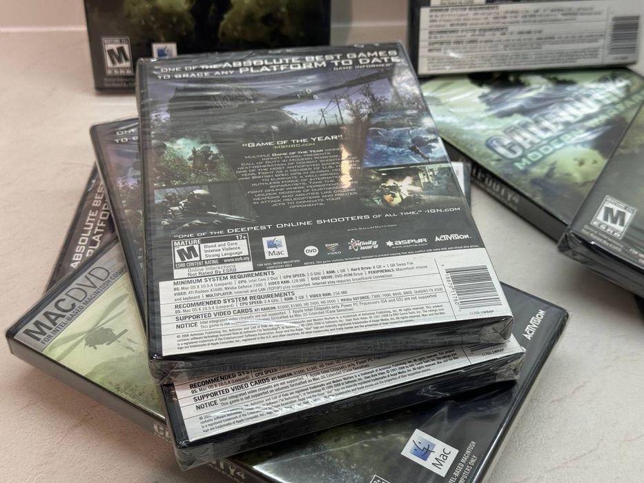 Нові диски Call Of Duty 4 Modern Warfare запаковані з 2007 року!