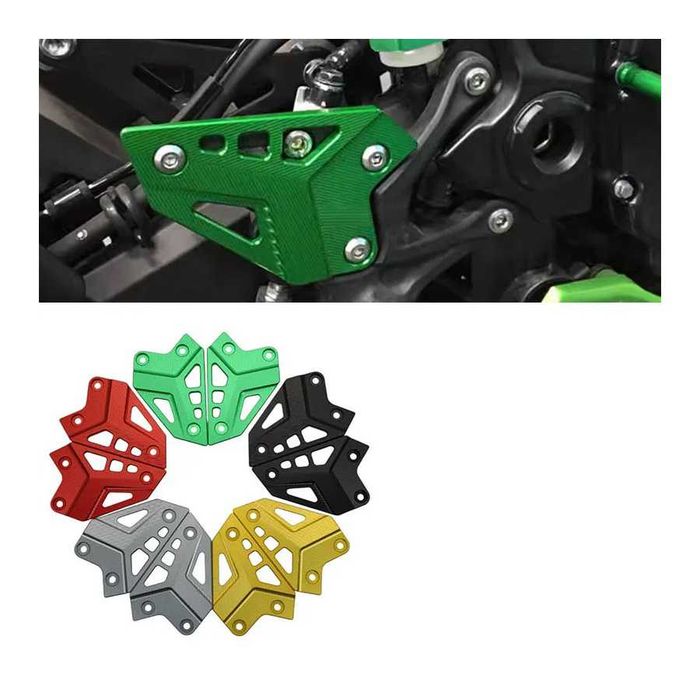 Proteções Calcanhar em Alumínio CNC para Kawasaki Z900 de 2017 a 2024