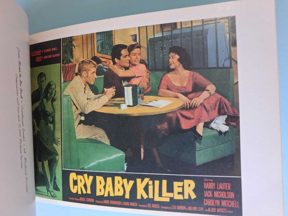 "BORN TO BE BAD" - Livro de postais de filmes "trash" dos anos 50.