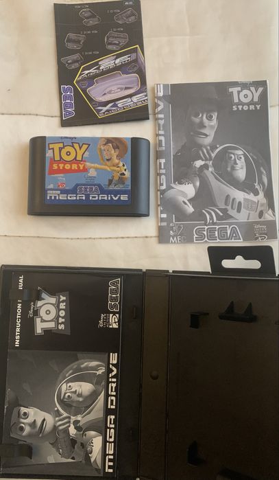 Mega Drive Toy Story com manuais