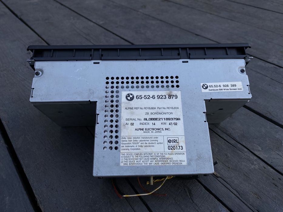 Авто Магнітола BMW E39 Оригінал Екран 16:9 Магнік Экран БМВ