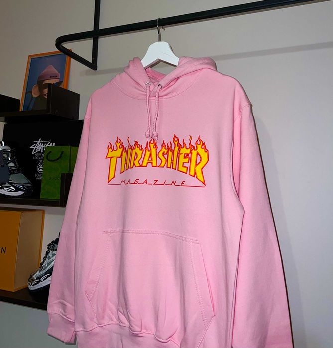 Худі THRASHER (рожевого кольору)