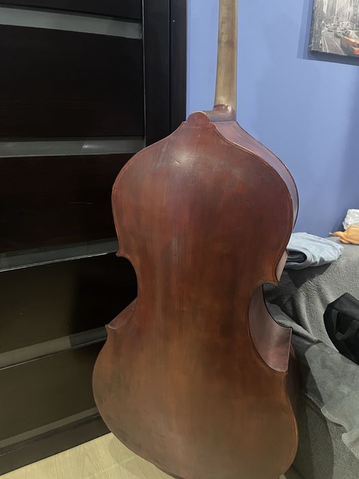 Całodrewniany kontrabas 3/4