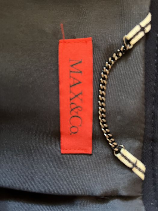 Приталеный темно-синий блейзер Max&Co (Max Mara Group) р. S/M