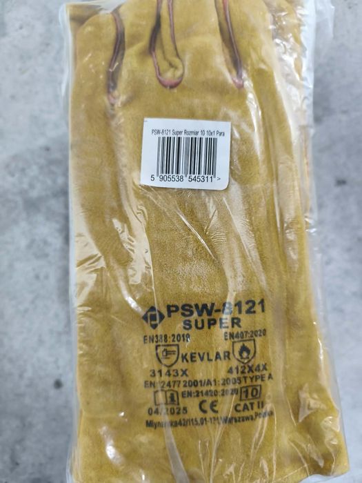 Rekawice spawalnicze  PSW 8121 Super Kevlarroz 10