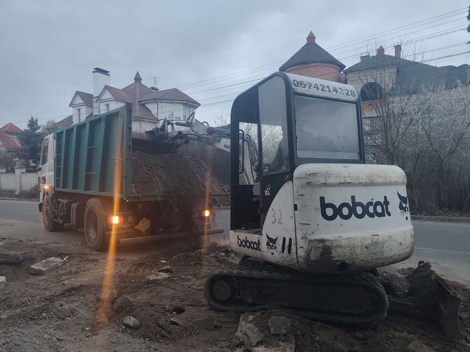 Вивіз будсміття. Самосвали 10-15т. Доставка піску, щебеню. Київ та обл.