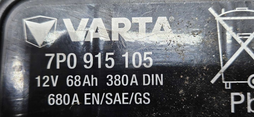 Akumulator VARTA VW AG AGM 680A 68AH P +