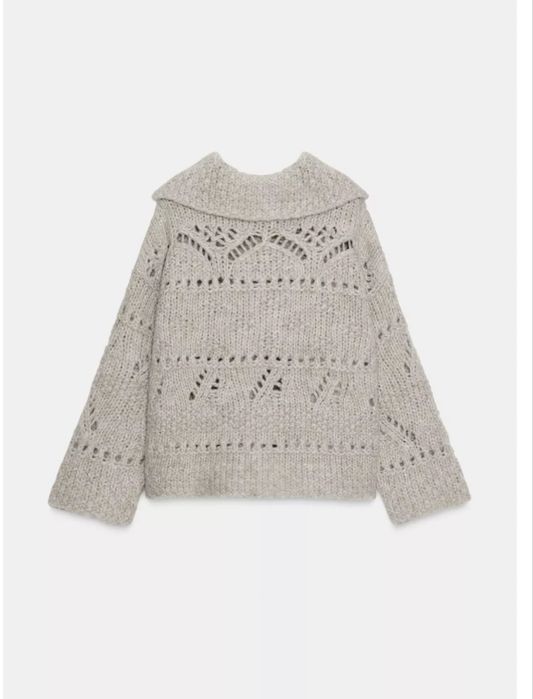 Кардиган із фактурної пряжі Zara