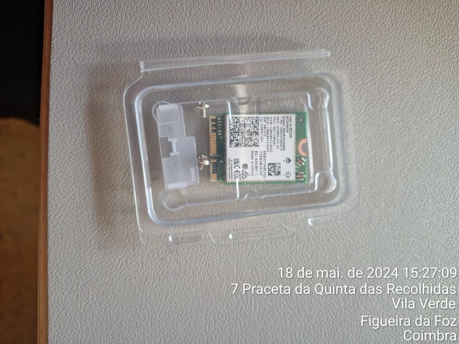 Placa Intel wifi 6 para desktop ou laptop novo