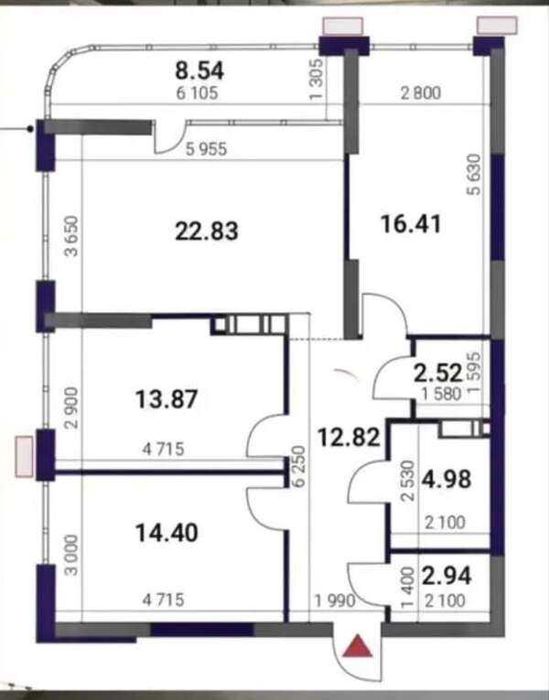 3-комнатная квартира по адресу ул. Причальная (площадь 99 м²) - Atlanta.ua - фото 2
