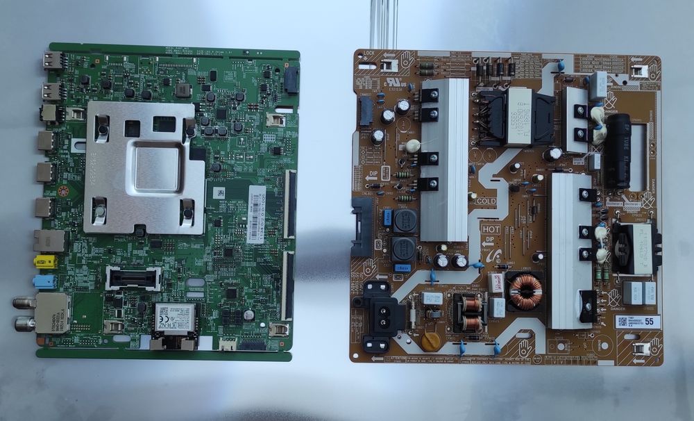 Części do TV Samsung UE55NU7172U telewizor LCD części (zasilacz płyta główna pilot głośnik głośniki taśmy)