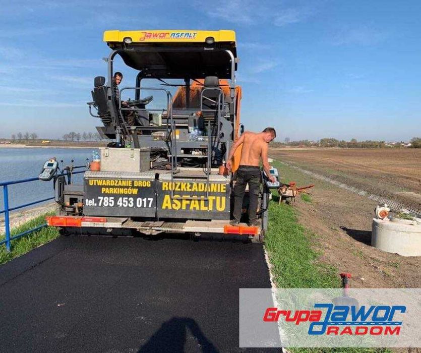 ASFALTOWANIE,utwardzanie terenu, budowa dróg, łatanie dziur, asfalt