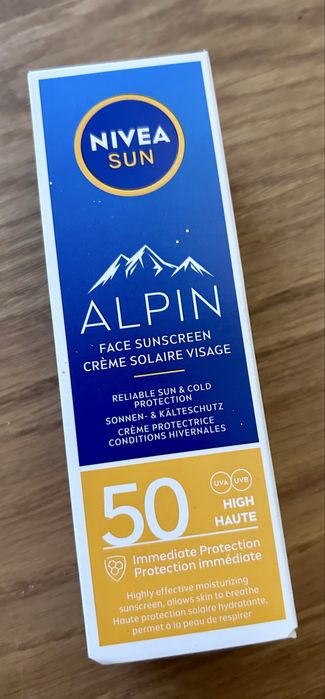 NIVEA SUN Alpin krem do twarzy z wysoką ochroną SPF 50