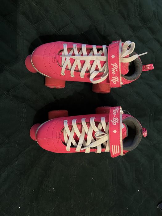 Wrotki, rozowe, stan bardzo dobry roz. 36