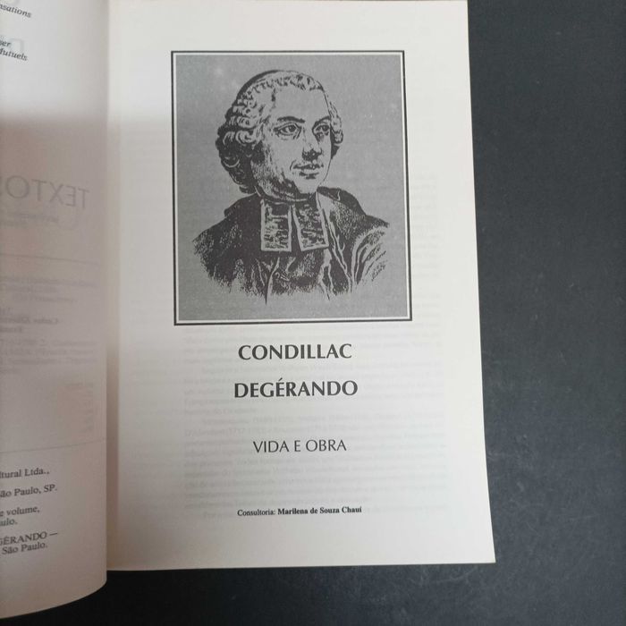 Textos Escolhidos de Condillac Degérando