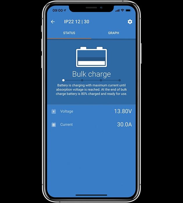 Carregador bateria Blue Smart Victron 12v 15/20/30A  24v 8/12/16A