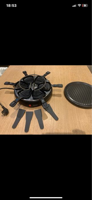 Grelhador para raclette