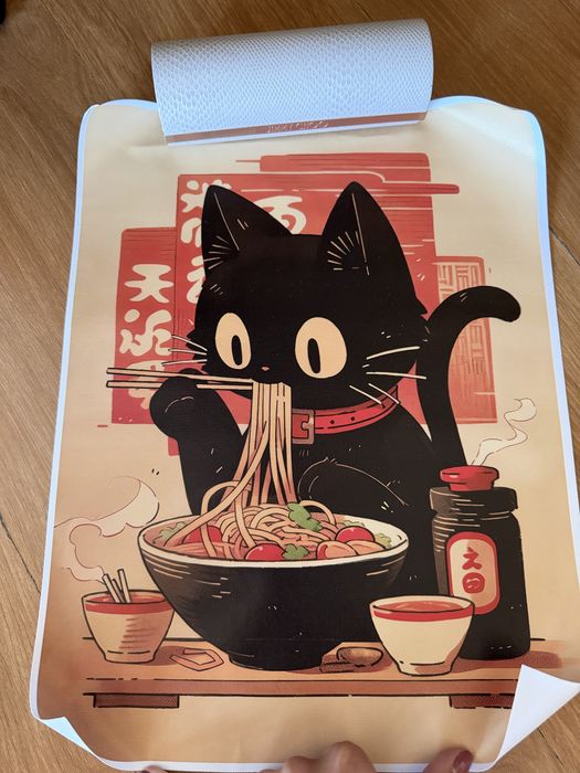 Poster gato ramen