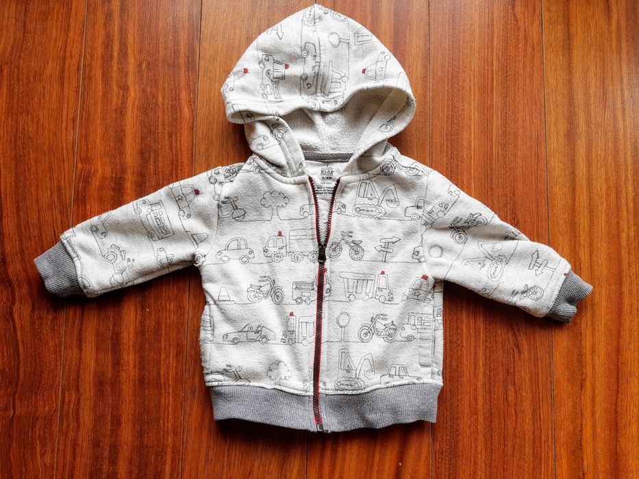 Bluza w pojazdy rozm. 62-68, na 3/6 mcy