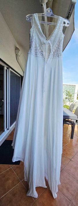Vestido de Noiva Daniela Di Marino – Estilo Boho Romântico(como novo)