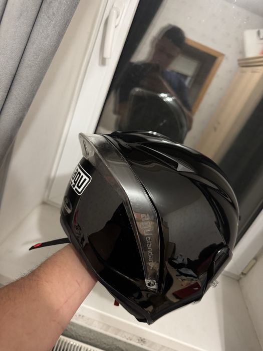 Продам топовый мото шлем AGV CORSA BLACK-MATT+ гарнитура Sena 50s