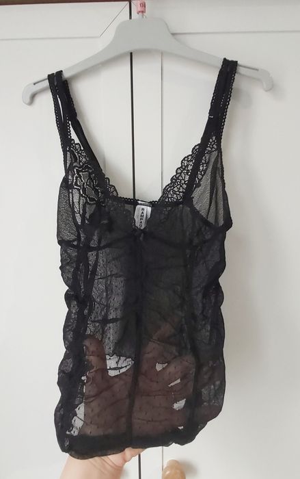 Top koronkowy tiulowy rozm.s