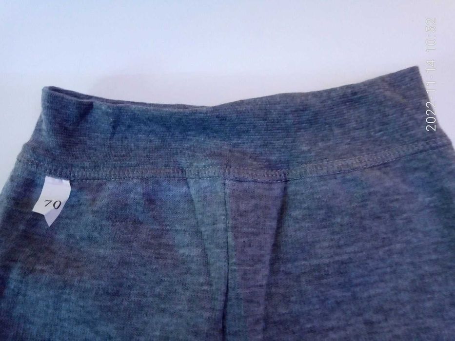 Подштанники теплые с начесом,термобелье на мальчика р.70, 80 см. новые