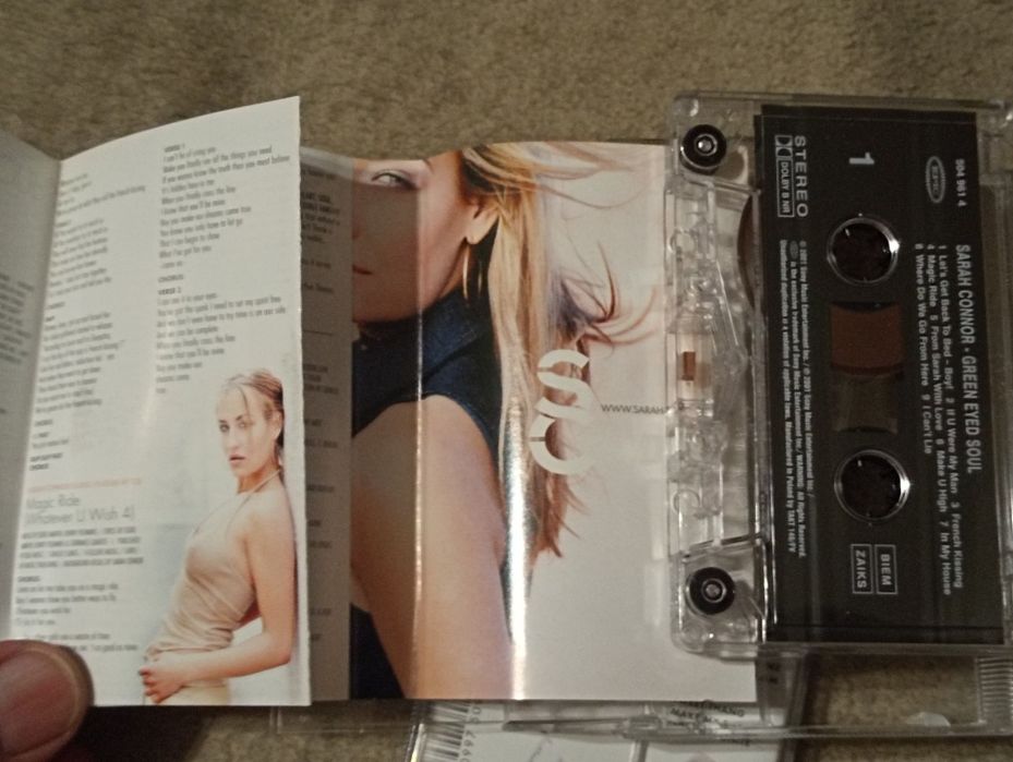 Sarah Connor - Green Eyes Soul + Unbelievable  kasety