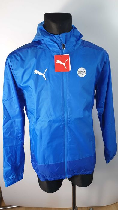 Kurtka Puma Teamgoal 23 Training Rain niebieska KAPTUR r. M