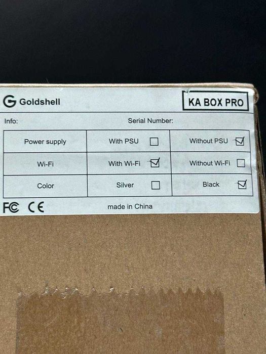 Asic miner Goldshell KA-Box Pro 1.6: 51 000 грн. - Інша електроніка ...