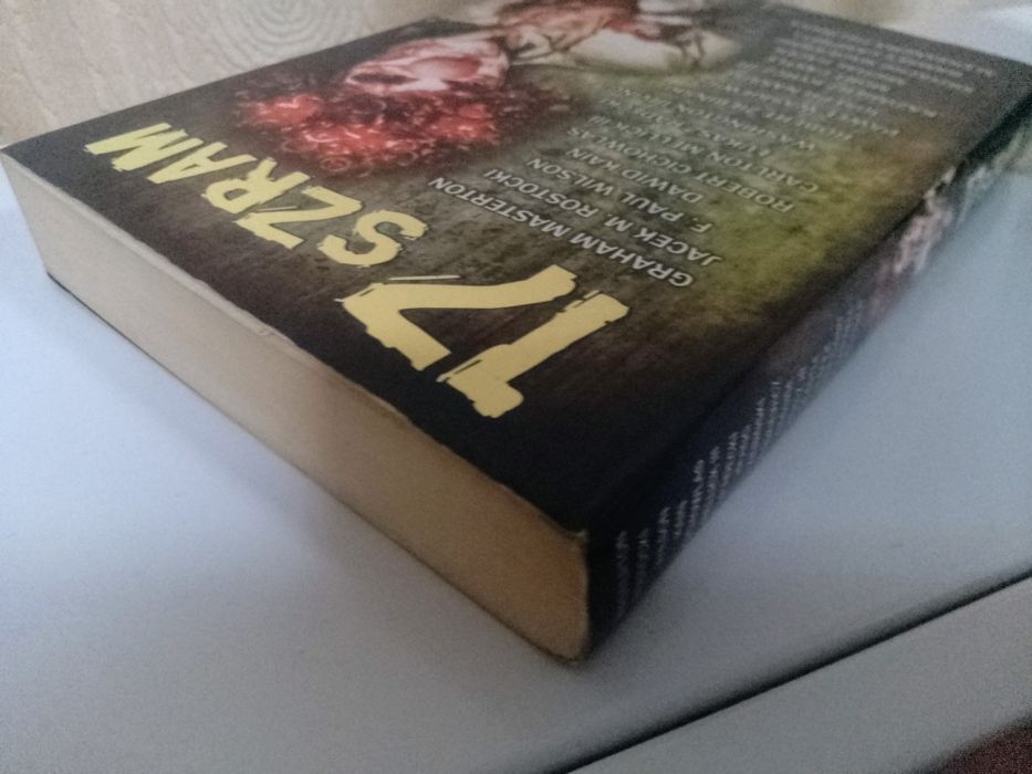17 SZRAM Antologia opowiadań grozy horrory  Masterton, Carlton Mellick