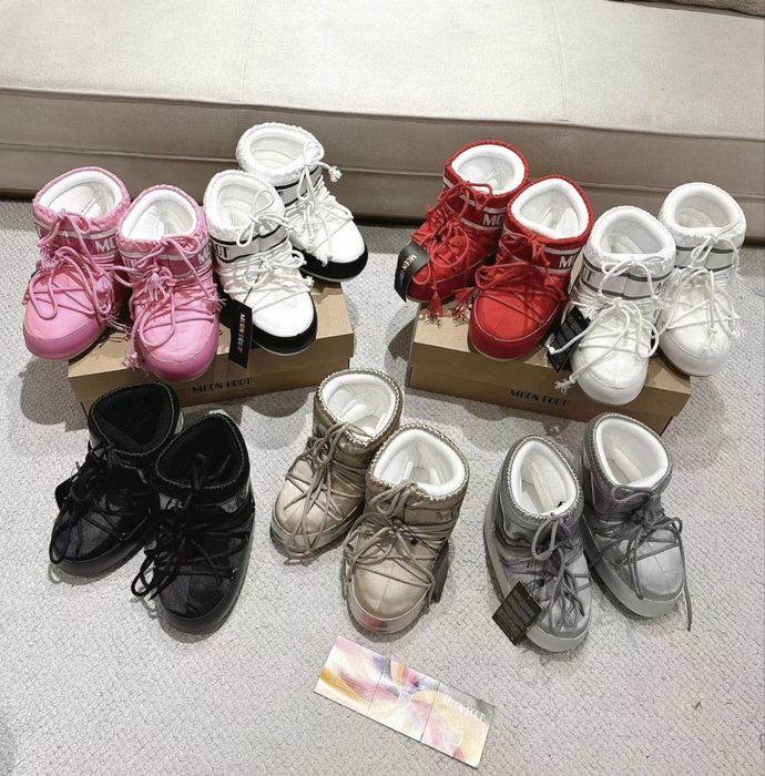 Зимові черевики moon boot мунбут мунбути сапоги