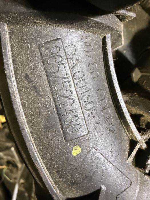 Дросельна заслінка 2.0 HDi (RHR) 9657522480